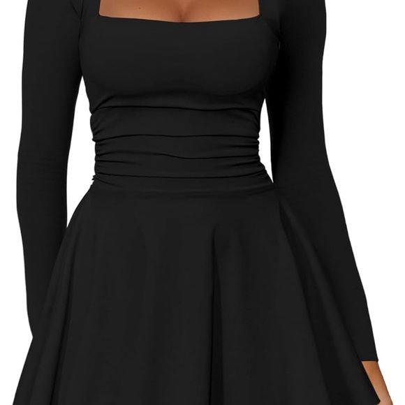 Black Long Sleeve Dress - Picture 1 of 3